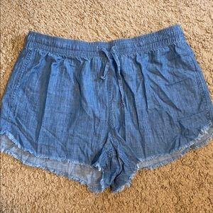 Denim shorts